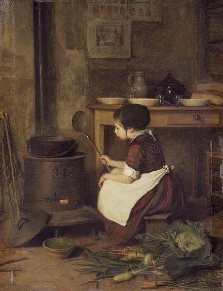 Pierre Edouard Frere Little Cook china oil painting image